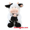 Peluche molle grande vache et petite vache